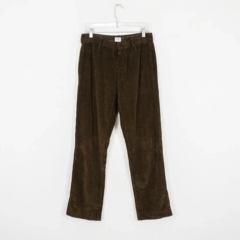 CP Company Men's Corduroy Trousers pant Straight Leg size 46